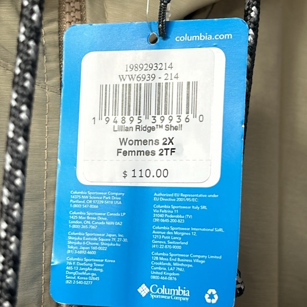 Columbia Lillian Ridge™ Shell Jacket NWT​​ - Picture 4 of 4